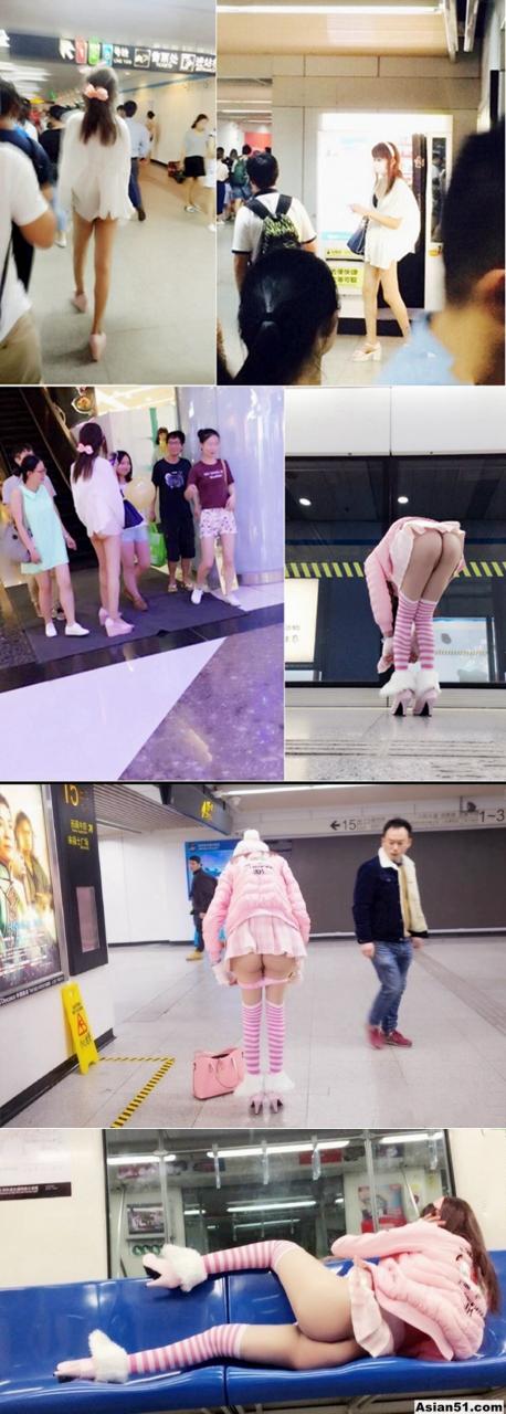 Sexy Lolita In the subway