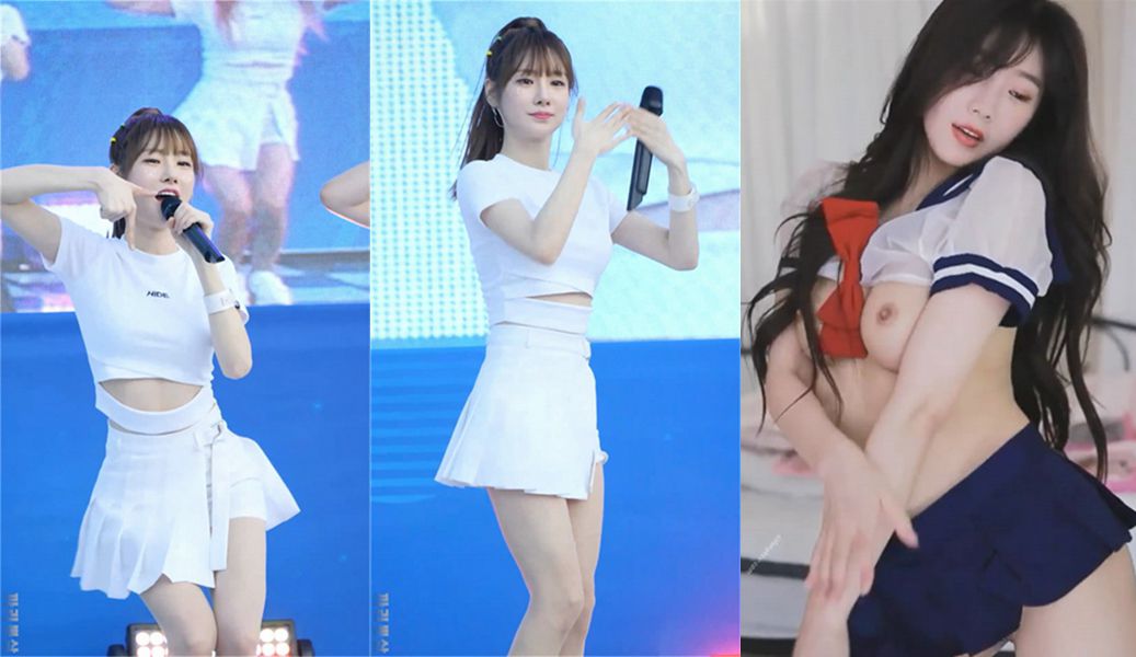 Wegirl 걸그룹 hal, 눈살을 찌푸리고 웃으면 다 아름다워, 몸매는 더 할 말 없어