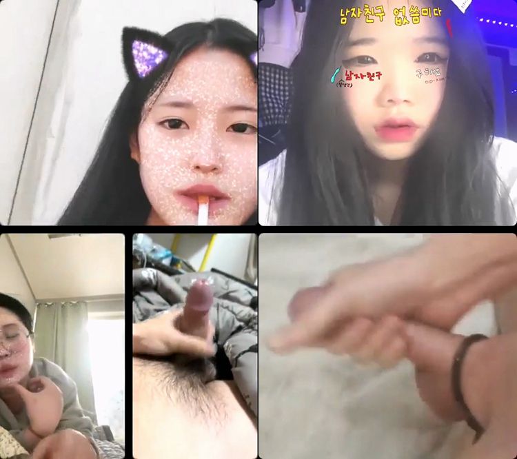 랜덤챗에서 자지본 여자들 반응/ランダムチャットで寝ていた女性の反応